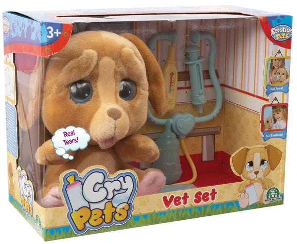 Set veterinar Emotion Pets Cry Pets, cățeluș care plânge, 3+ ani