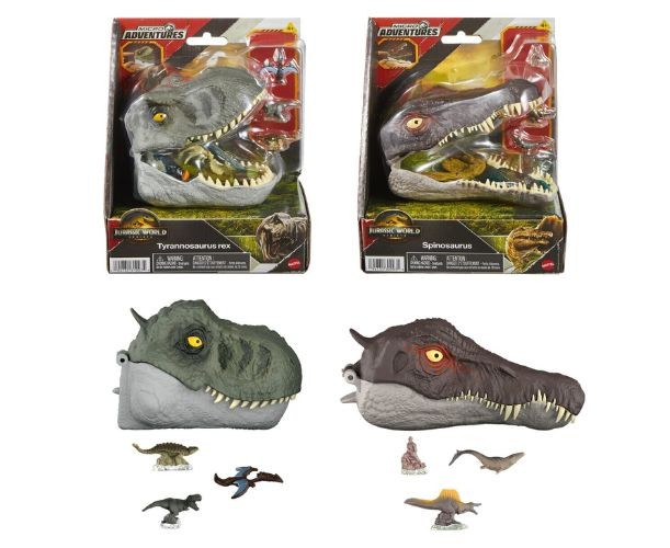Set de jucării Mattel Jurassic World, diverse modele, 3 microfigurine