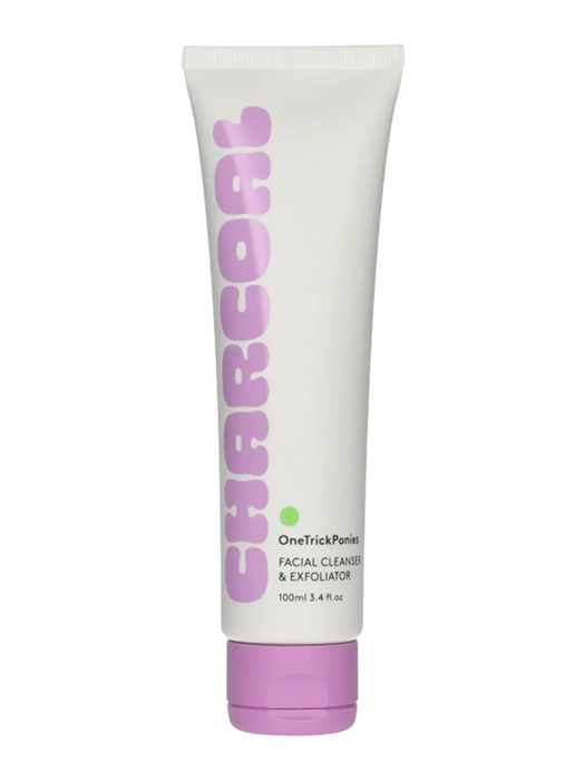 Cremă de curățare One Trick Ponies Charcoal, exfoliantă, 100 ml