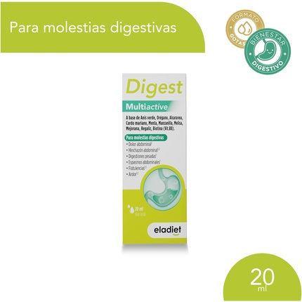 Supliment digestiv Eladiet Multiactive, 20ml
