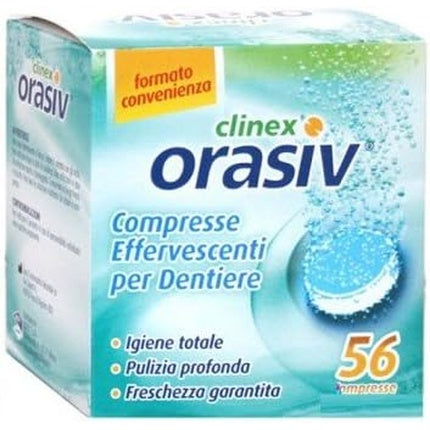 Orasiv Clinex, Comprimat Efervescent pentru Proteze Dentare, 56 buc