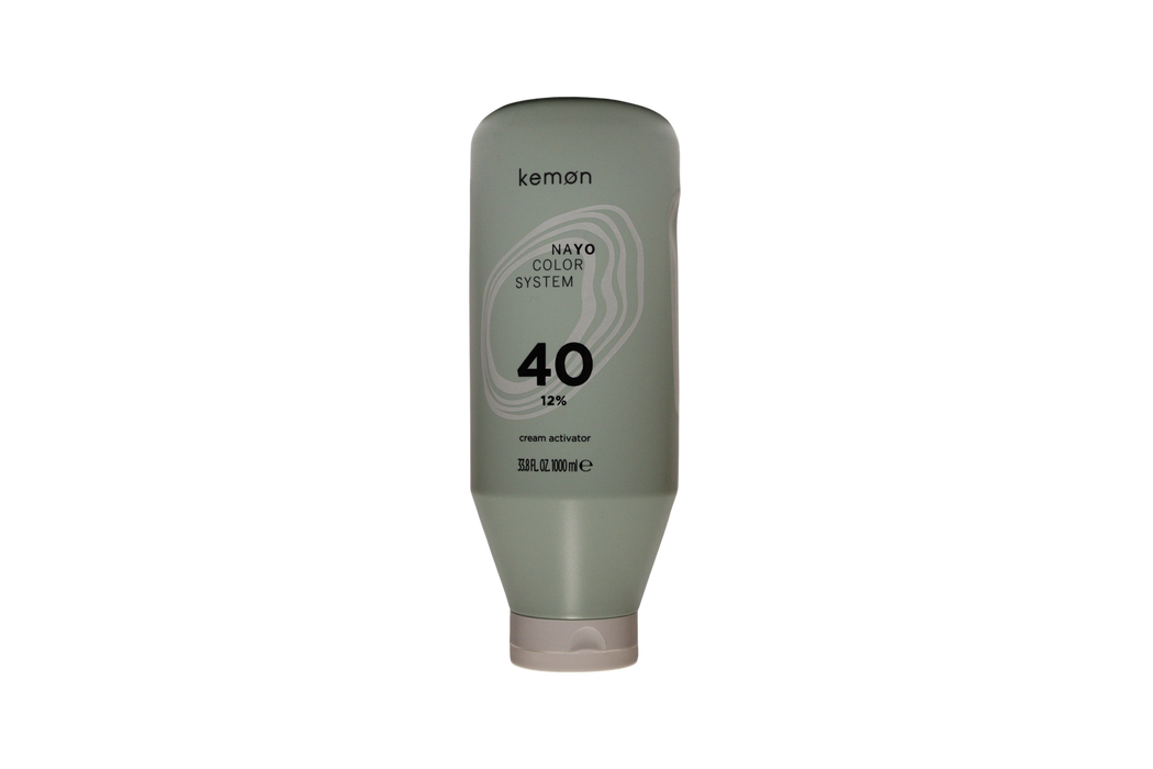 Cremă activatoare pentru vopseaua de păr Kemon Nayo Cream Activator, 40 vol., 12%, 1000 ml