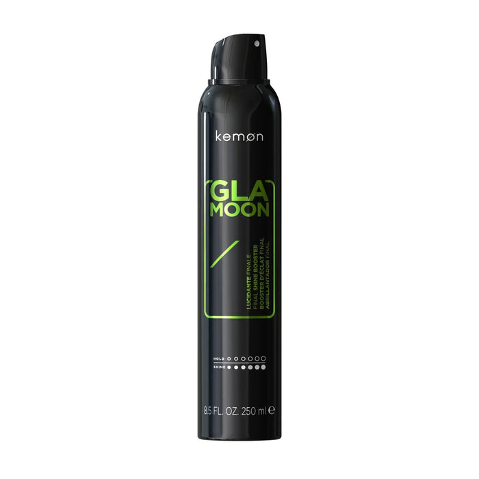 Fixativ Kemon Styling Glamoon Shine, efect de strălucire, 250 ml