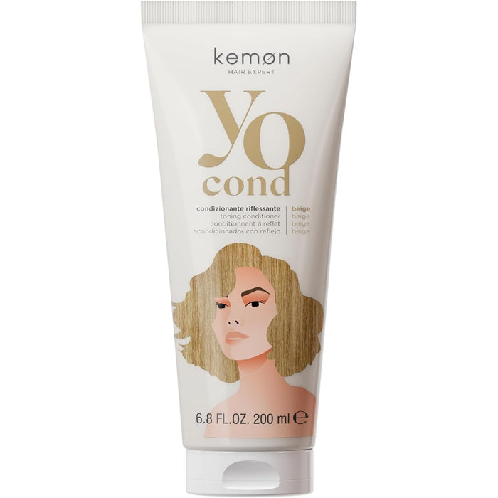 Balsam nuanțator de păr Kemon Yo Cond, nuanța Beige, 200 ml
