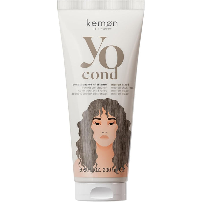Balsam nuanțator pentru păr Kemon Yo Marron Glacé, 200 ml