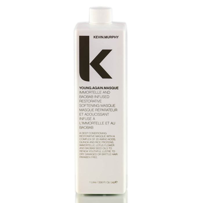 Mască de păr Kevin Murphy Young Again, reparatoare, pentru păr uscat și deteriorat, 1000 ml
