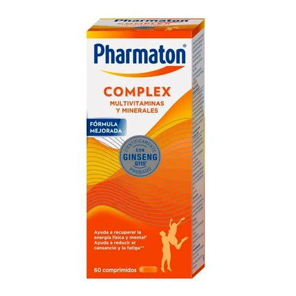 Pharmaton Complex, Vitamine și Suplimente, multivitamină cu Ginseng, 60 comprimate