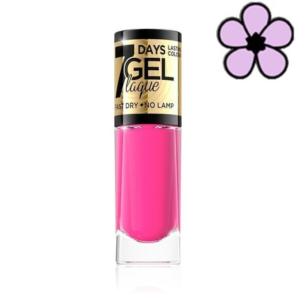 Eveline Gel Laque 7 Days Nail Polish No.48 - Uscare Rapidă, Fără Lampă UV/LED, Vegan