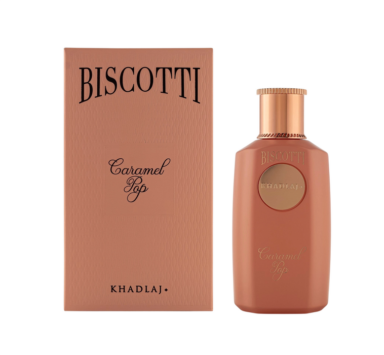 Apă de parfum Khadlaj Biscotti Caramel Pop, unisex, 100 ml