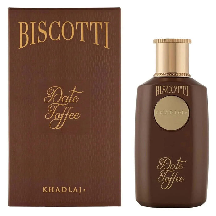 Apă de parfum Khadlaj Biscotti Date Toffee, pentru femei, 100 ml