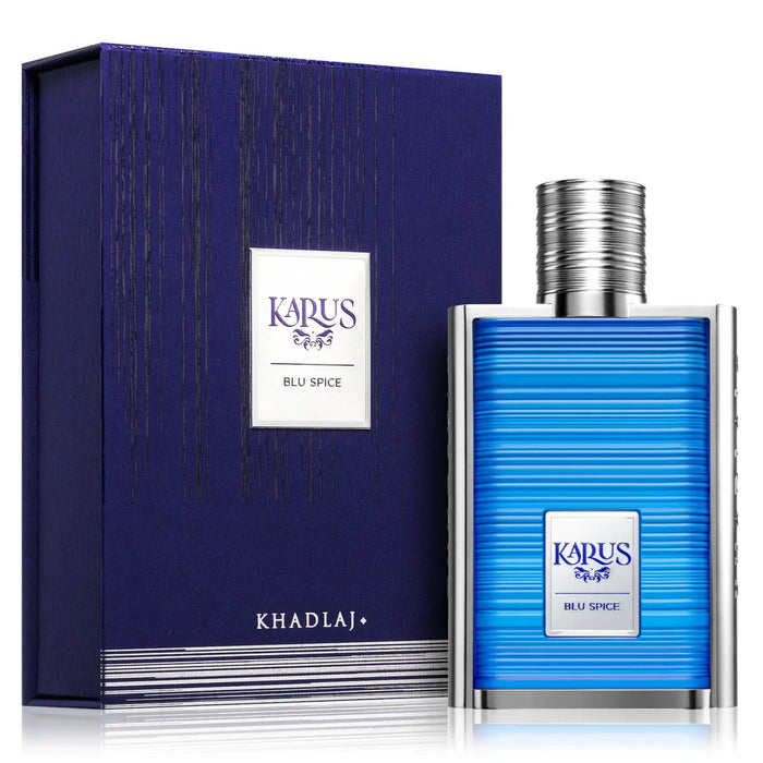 Apă de parfum Khadlaj Karus Blu Spice, pentru bărbați, 100 ml