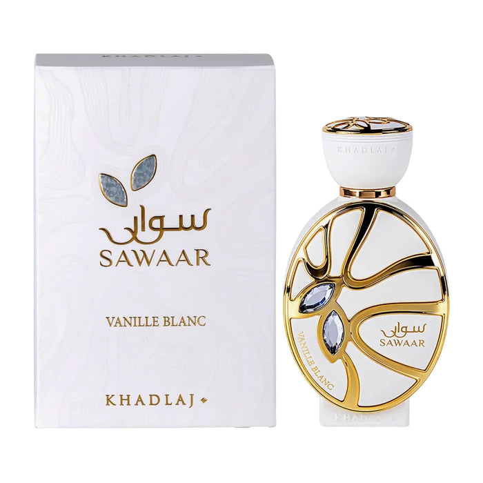 Extract de parfum Khadlaj Sawaar Vanille Blanc, unisex, 100 ml