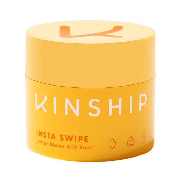 Discuri exfoliante Kinship Insta Swipe AHA Lemon Honey, pentru exfoliere, 45 buc.
