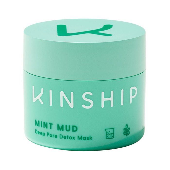 Mască de noroi Kinship Mint Mud Deep Pore Detox, pentru față, echilibrantă, 57 g
