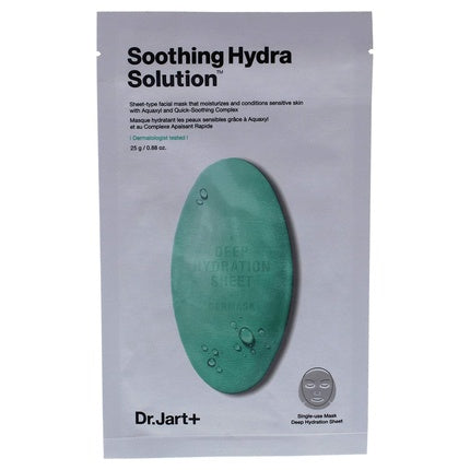 Mască facială tip folie, Dr. Jart+, Soothing Hydra Solution, 25g