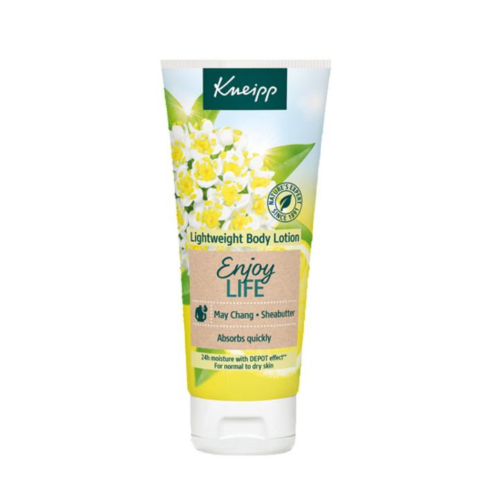 Loțiune de corp Kneipp Enjoy Life, hidratantă, pentru piele normală și uscată, 200 ml