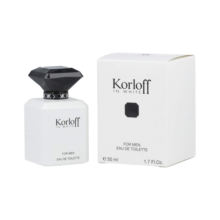 Apă de toaletă Korloff In White, pentru bărbați, 50 ml