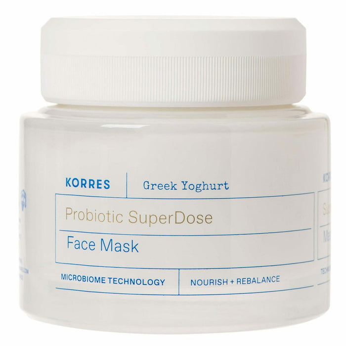 Mască de față Korres Greek Yoghurt Probiotic SuperDose, hrănitoare și reechilibrantă, 100 ml