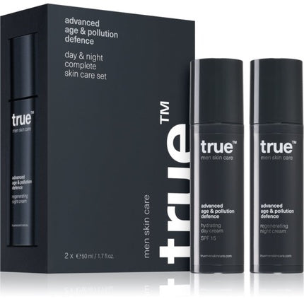 Set Îngrijire Piele pentru Bărbați True Men - Set Complet Zi și Noapte