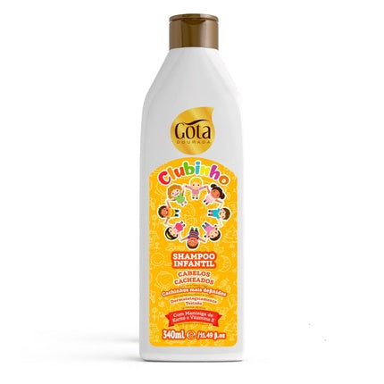 Șampon Infantil Gota Dourada Clubinho Cacheados 340ml