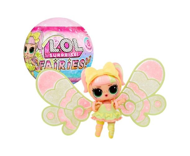 Păpușă MGA L.O.L. Surprise! Fairies, 8 surprize