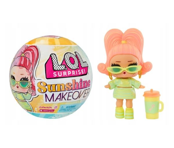 Păpușă MGA L.O.L. Surprise Sunshine Makeover, cu cană