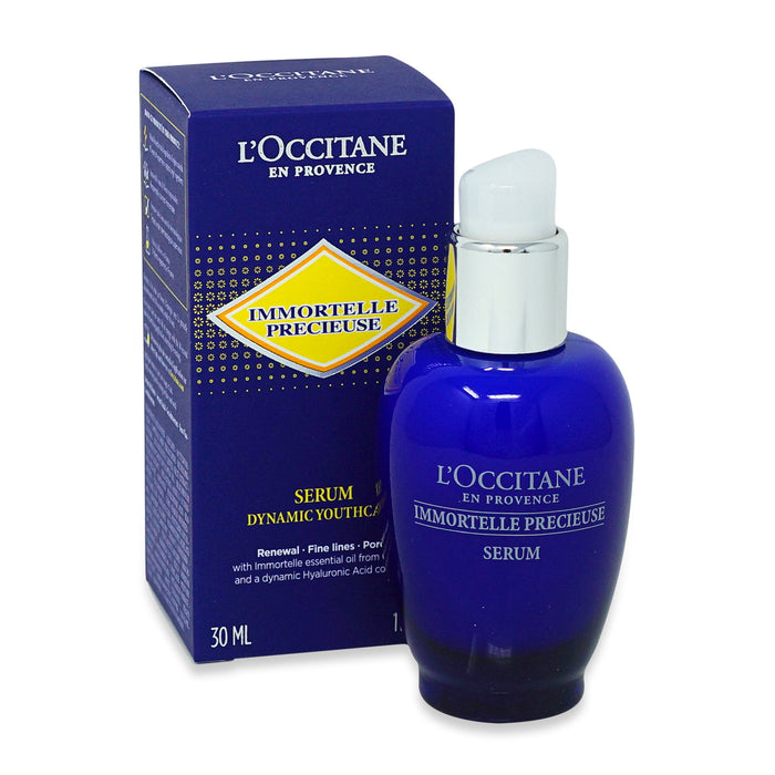 Ser facial L'Occitane en Provence Immortelle Précieuse, antiîmbătrânire, cu uleiuri esențiale, 30 ml