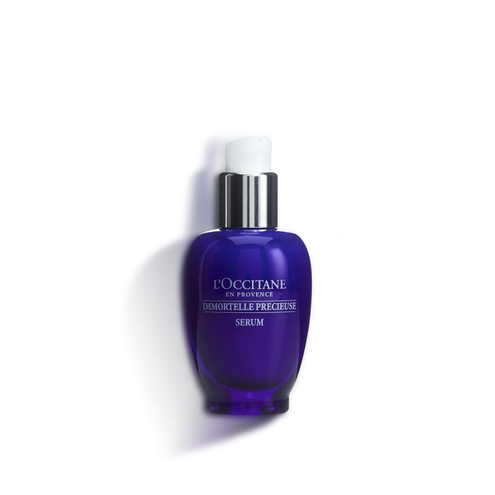 Ser facial L'Occitane en Provence Immortelle Précieuse, antiîmbătrânire, cu uleiuri esențiale, 30 ml