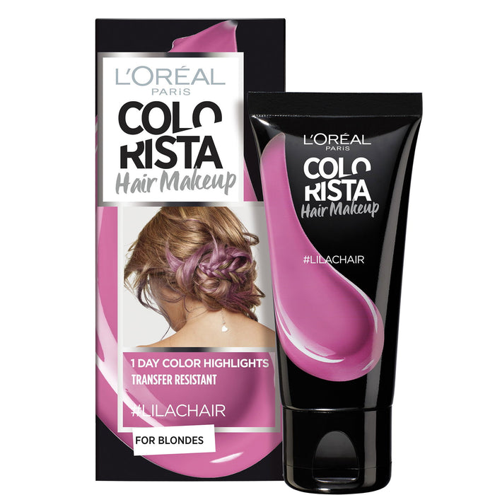 Vopsea de păr L'Oreal Paris Colorista Hair Makeup, nuanța #LILACHAIR, 30 ml