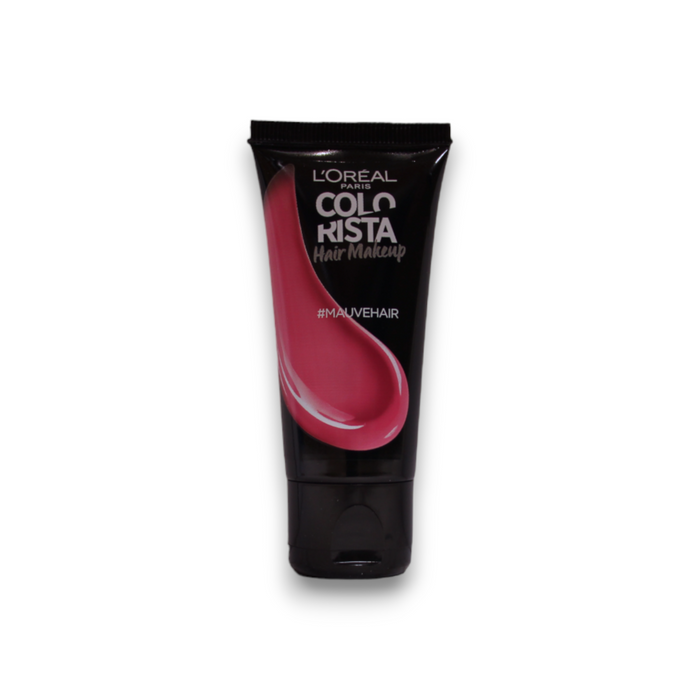 Vopsea temporară de păr L'Oréal Paris Colorista Hair Makeup, nuanța #MAUVEHAIR, efect pentru o zi, 30 ml