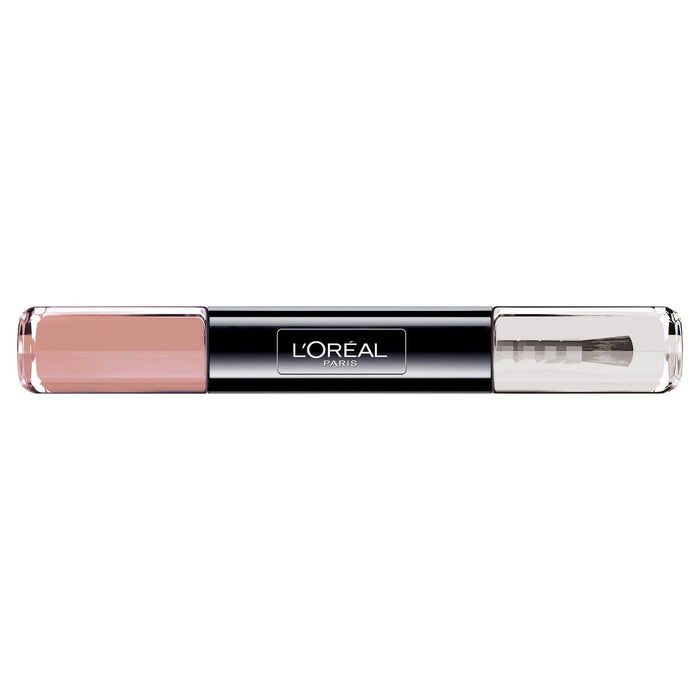 Ojă de unghii L'Oreal Paris Infallible, efect de gel, nuanța 012 Forever Mink, 2 x 5 ml