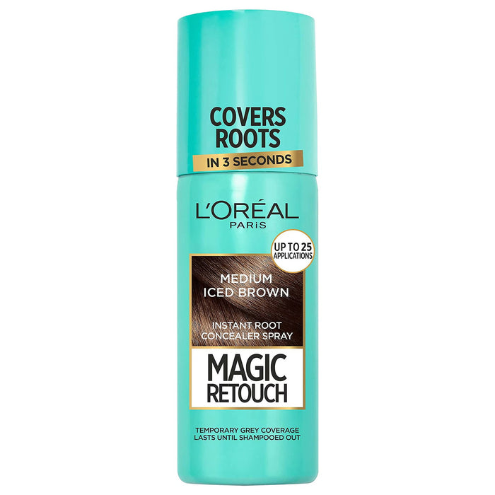 Spray pentru retușul rădăcinilor L'Oreal Paris Magic Retouch, Medium Iced Brown, 75 ml