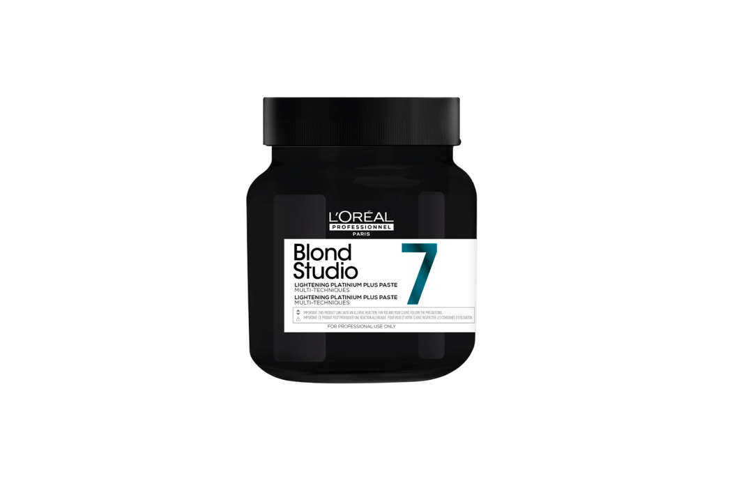 Pudră de decolorare L'Oreal Professionnel Blond Studio Platinium Plus 7, pentru evidențiere, 500 g