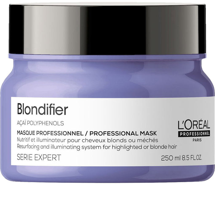Mască de păr L'Oreal Professionnel Serie Expert Blondifier, pentru păr blond sau cu șuvițe, iluminatoare, 250 ml