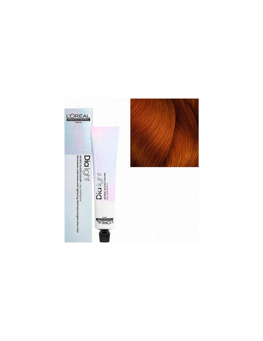 Vopsea de păr L'Oreal Professionnel Dia Light, fără amoniac, nuanța 7.40, 50 ml