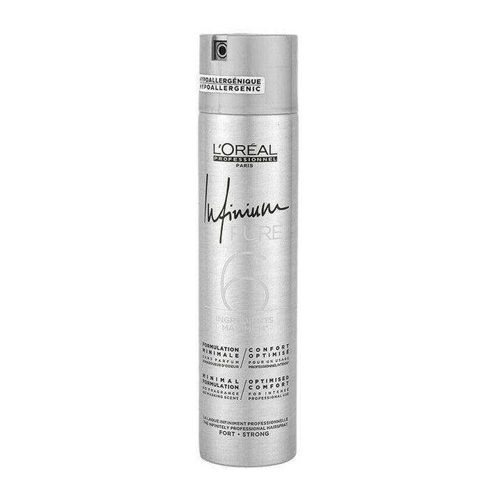Fixativ L'Oreal Professionnel Infinium Pure, fixare puternică, 300 ml