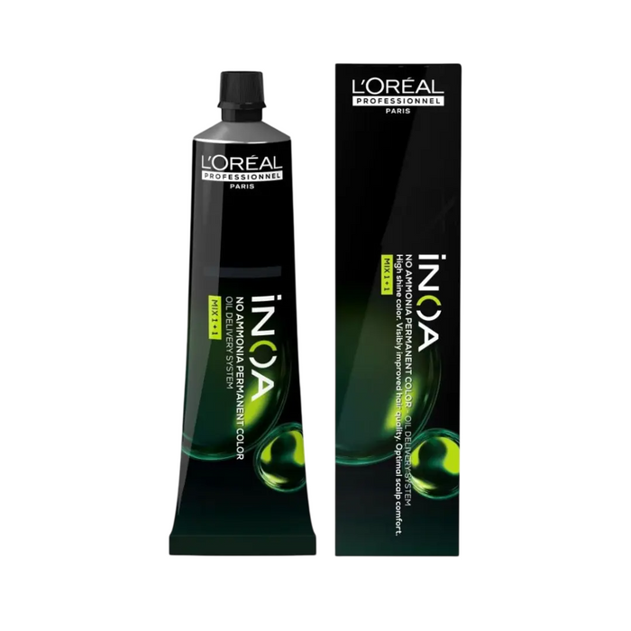 Vopsea permanentă de păr L'Oreal Professionnel Inoa, fără amoniac, nuanța 6.32, 60 ml