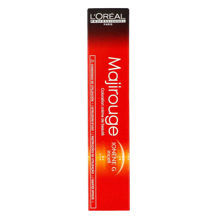 Vopsea permanentă de păr L'Oreal Professionnel Majirouge, nuanța C 5.20 Light Extra Burgundy Brown, 50 ml