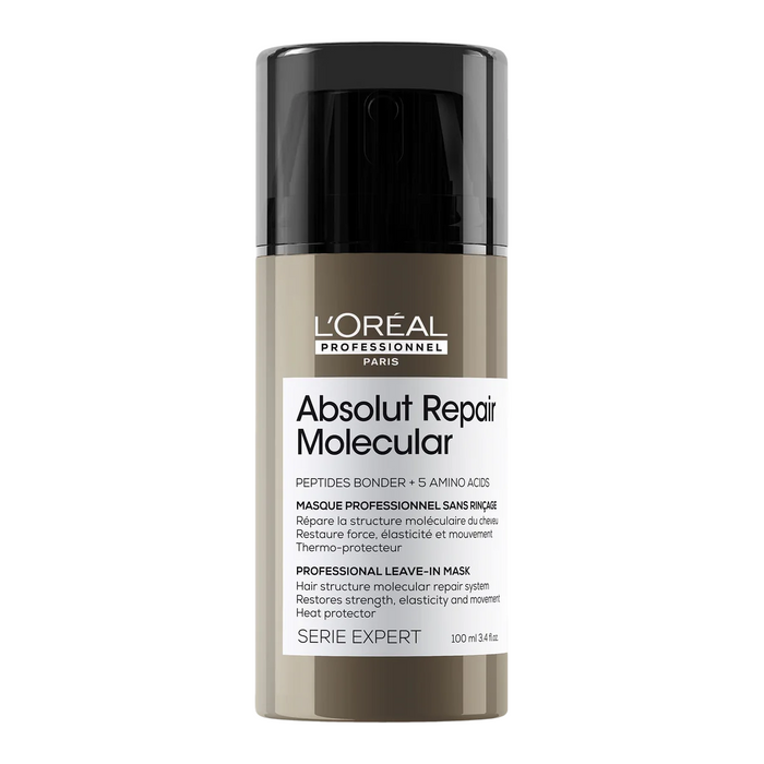 Mască fără clătire pentru păr L'Oreal Professionnel Serie Expert Absolut Repair Molecular, pentru reparare, 100 ml
