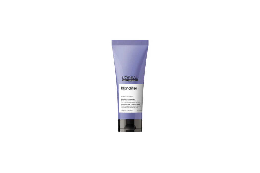 Balsam de păr L'Oreal Professionnel Serie Expert Blondifier, cu pigmenți violet, pentru neutralizarea tonurilor galbene, 200 ml