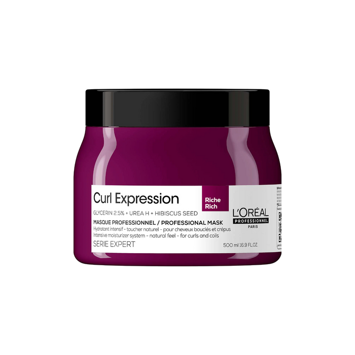 Mască de păr L'Oreal Professionnel Serie Expert Curl Expression Rich, hidratare intensă, 500 ml