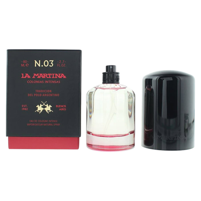 Apă de colonie La Martina Nude Amber Intense, unisex, 80 ml