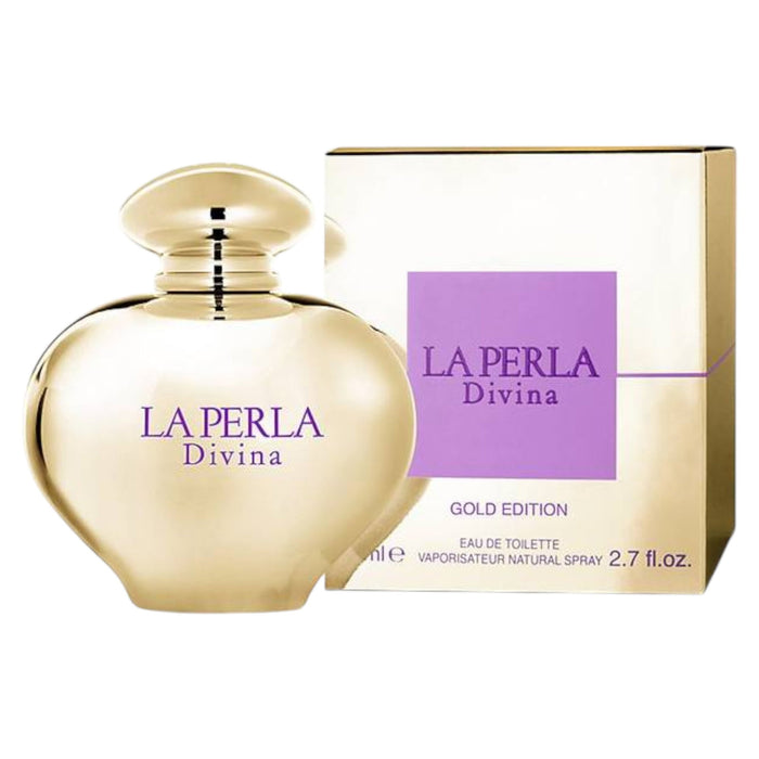Apă de toaletă La Perla Divina Gold Edition, pentru femei, 80 ml