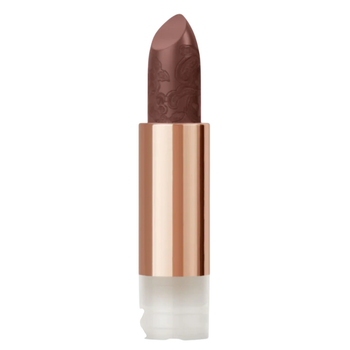 Ruj cremos La Perla Matte Silk, mat, nuanța 112 Tiramisu Roșu, reumplere, 3,5 g