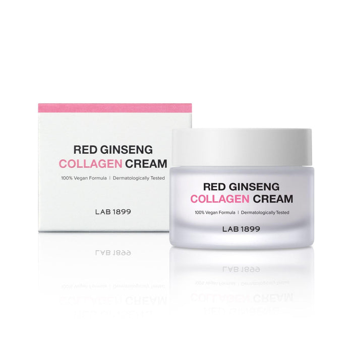 Cremă de față Lab 1899 Red Ginseng Collagen Cream, cu ginseng roșu și colagen, pentru elasticitatea pielii, 50 ml
