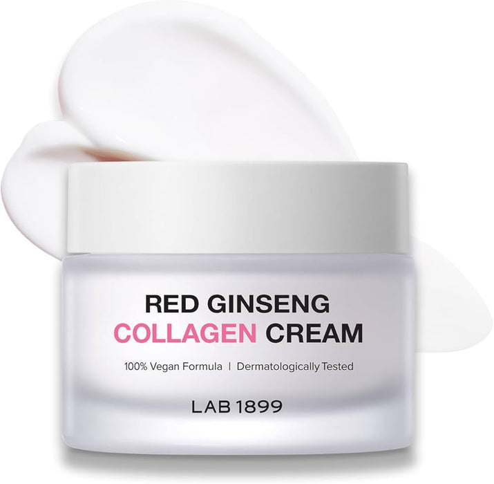 Cremă de față Lab 1899 Red Ginseng Collagen Cream, cu ginseng roșu și colagen, pentru elasticitatea pielii, 50 ml