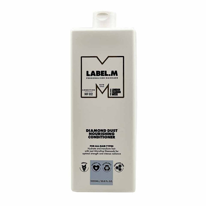 Balsam de păr Label.M Diamond Dust, hrănitor, pentru toate tipurile de păr, 1000 ml