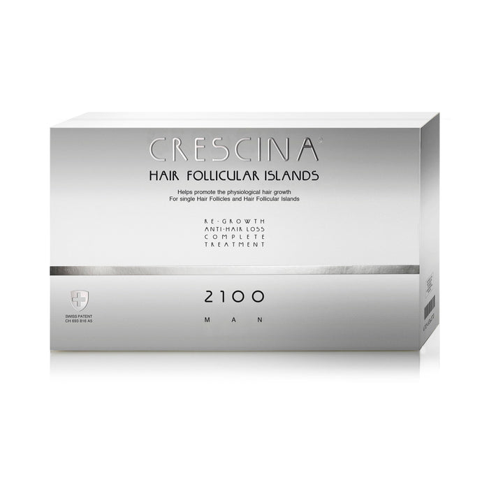 Ser pentru scalp Labo Cosprophar Suisse Crescina Follicular Islands 2100, pentru stimularea creșterii, 20 fiole