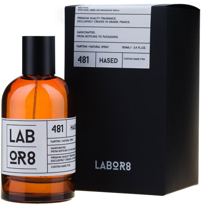 Apă de parfum LABOR8 Hased 481, unisex, 100 ml