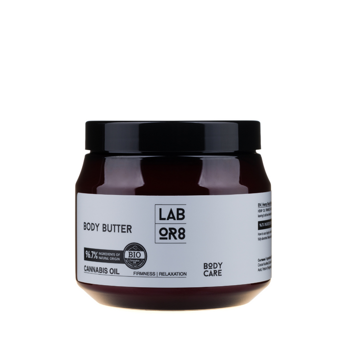 Unt de corp LABOR8 Hemp, hidratant, 250 ml